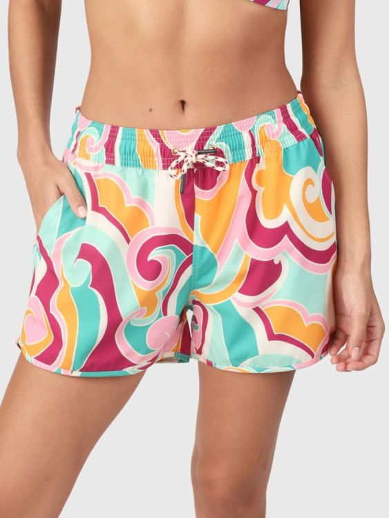 BRUNOTTI Toluca-Swirl Women Swim Shorts (2412310391) - Bluesand New&Outlet 