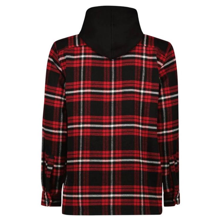 CARS Jeans GYTAR Hood Check Shirt Burgundy (6187958) - Bluesand New&Outlet 