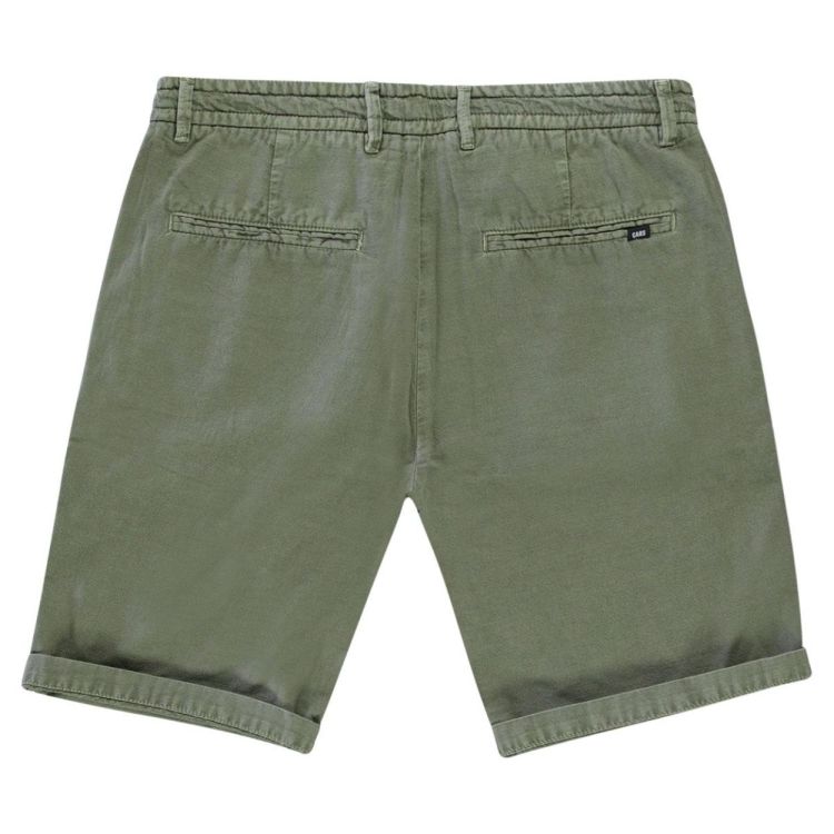 CARS Jeans HORAN SHORT LINEN Olive (6266418) - Bluesand New&Outlet 