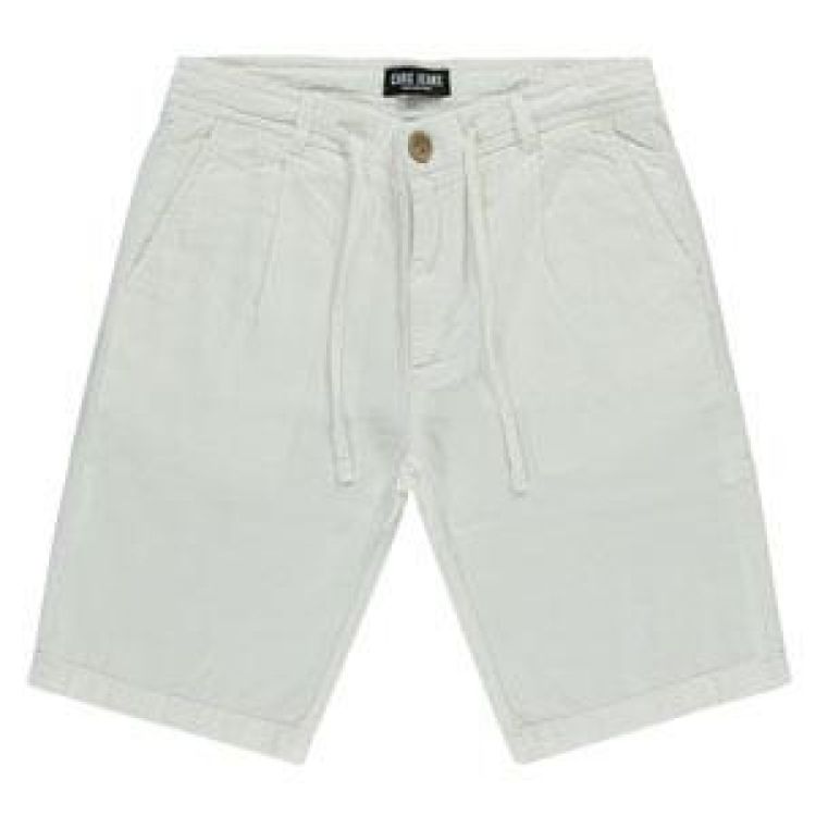 CARS Jeans HORAN SHORT LINEN White (6266423) - Bluesand New&Outlet 