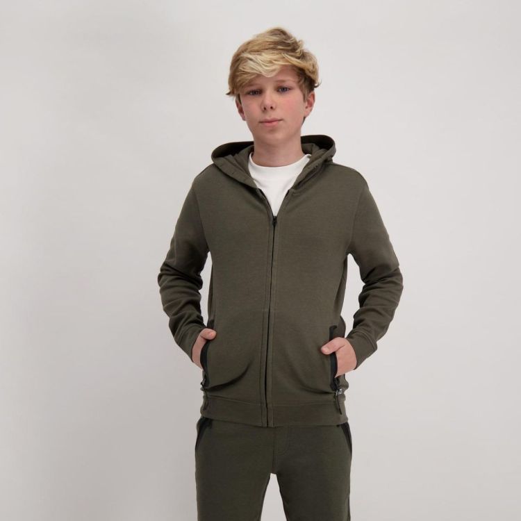 CARS Jeans KIDS ISCAR HOOD (3029519 ARMY) - Bluesand New&Outlet 