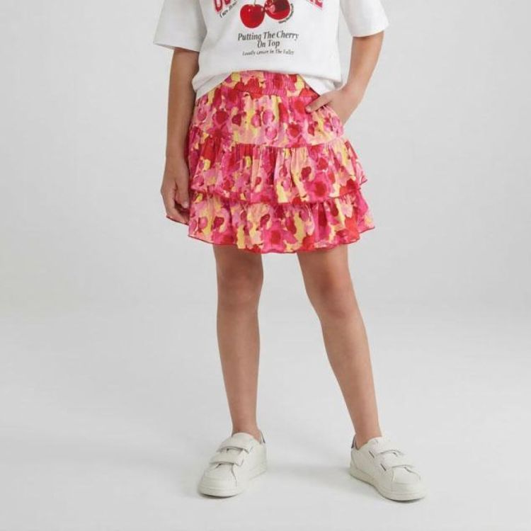 CARS Jeans Kids YADAR Skirt Leopard Light Pink (3117367) - Bluesand New&Outlet 