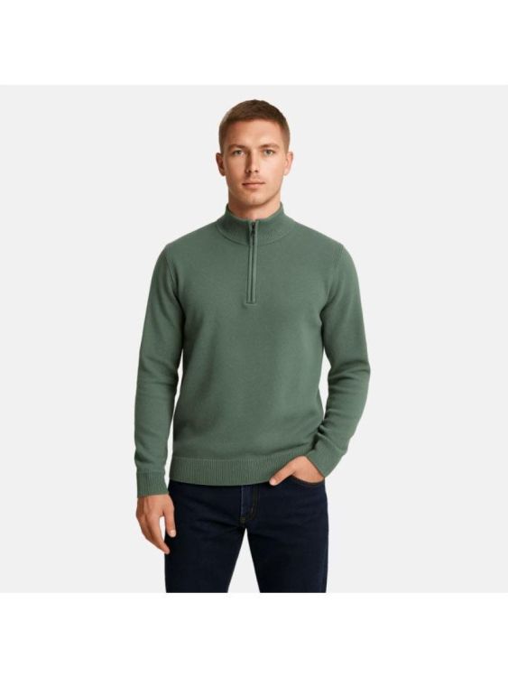 CARS Jeans SYMOR SW Halfzip MOSS (6386544) - Bluesand New&Outlet 