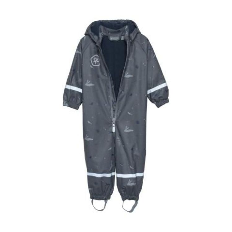 Color Kids Baby Rainsuit W. Fleece Lining (741028-ck) - Bluesand New&Outlet 