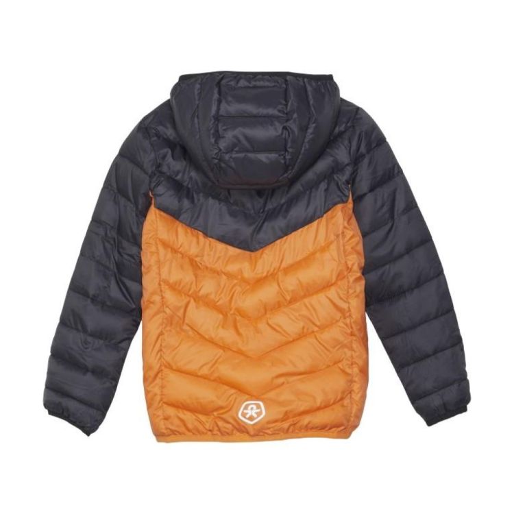 Color Kids Jacket W. Hood - Quilted (741180-ck) - Bluesand New&Outlet 