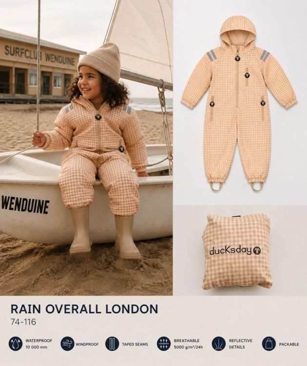 Ducksday Rainsuit Londen  (RAINSULON116) - Bluesand New&Outlet 