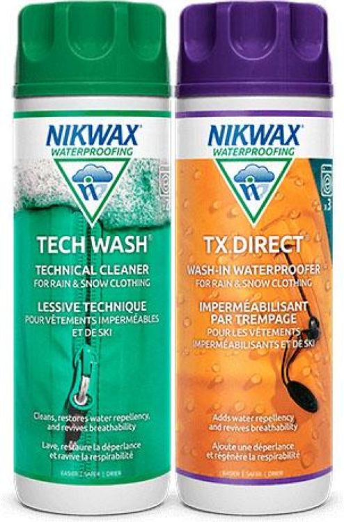 Nikwax DUO PACK Tech Wash & TX Direct 300ml (181) - Bluesand New&Outlet 