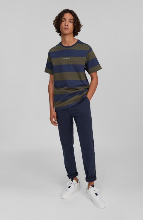 O'neill Block Stripe Ss T-Shirt (1P2314) - Bluesand New&Outlet 