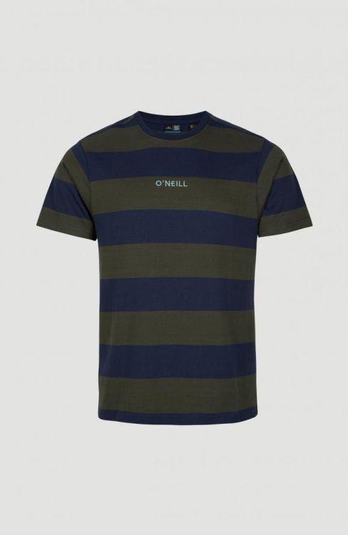 O'neill Block Stripe Ss T-Shirt (1P2314) - Bluesand New&Outlet 