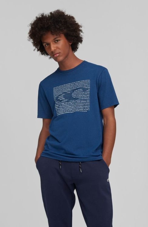 O'neill Graphic Wave Ss T-Shirt (1P2317) - Bluesand New&Outlet 