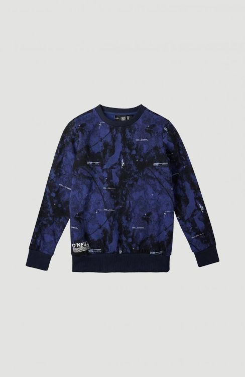 O'neill Hybrid Crew Sweatshirt Aop (1P1478) - Bluesand New&Outlet 