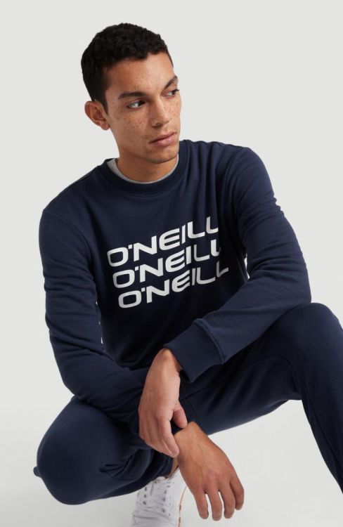 O'neill Triple Stack Crew Sweatshirt (N01404) - Bluesand New&Outlet 