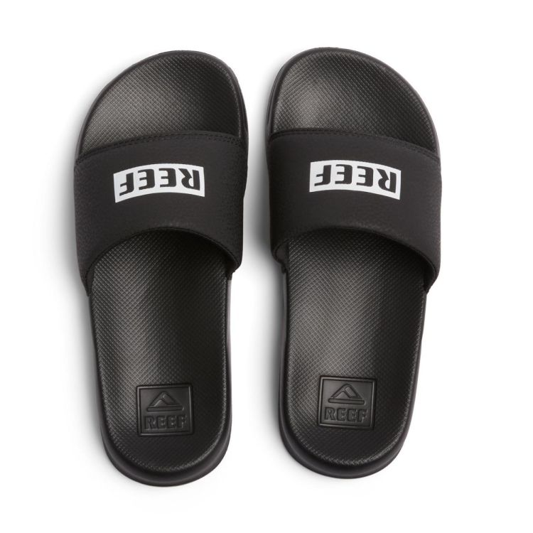 Reef KIDS ONE SLIDE REEF BLACK/WHITE (CJ2145-31) - Bluesand New&Outlet 