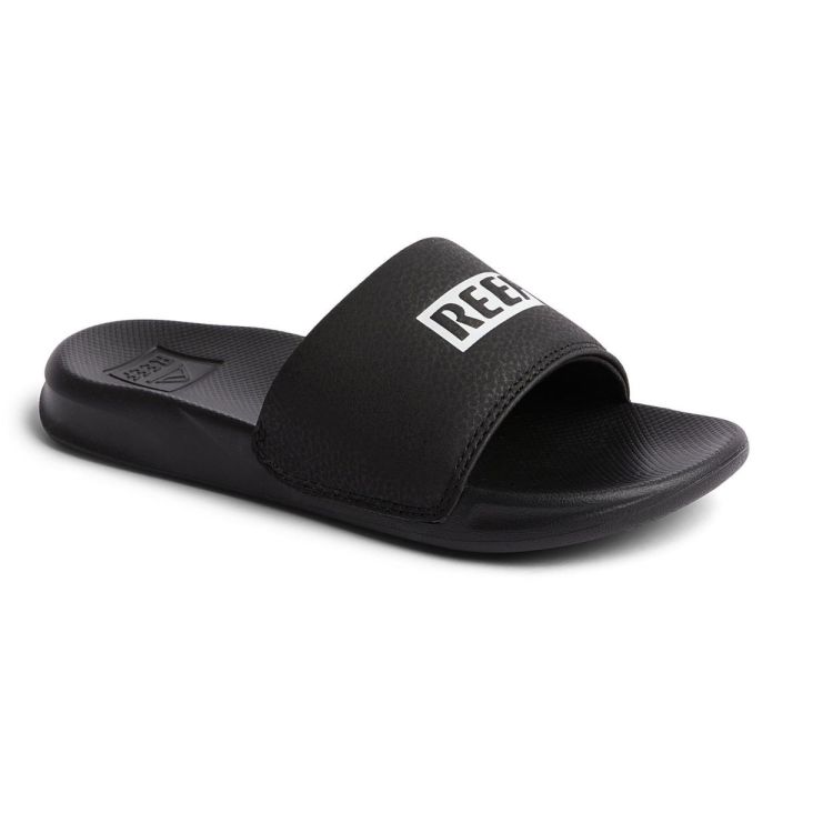 Reef KIDS ONE SLIDE REEF BLACK/WHITE (CJ2145-31) - Bluesand New&Outlet 