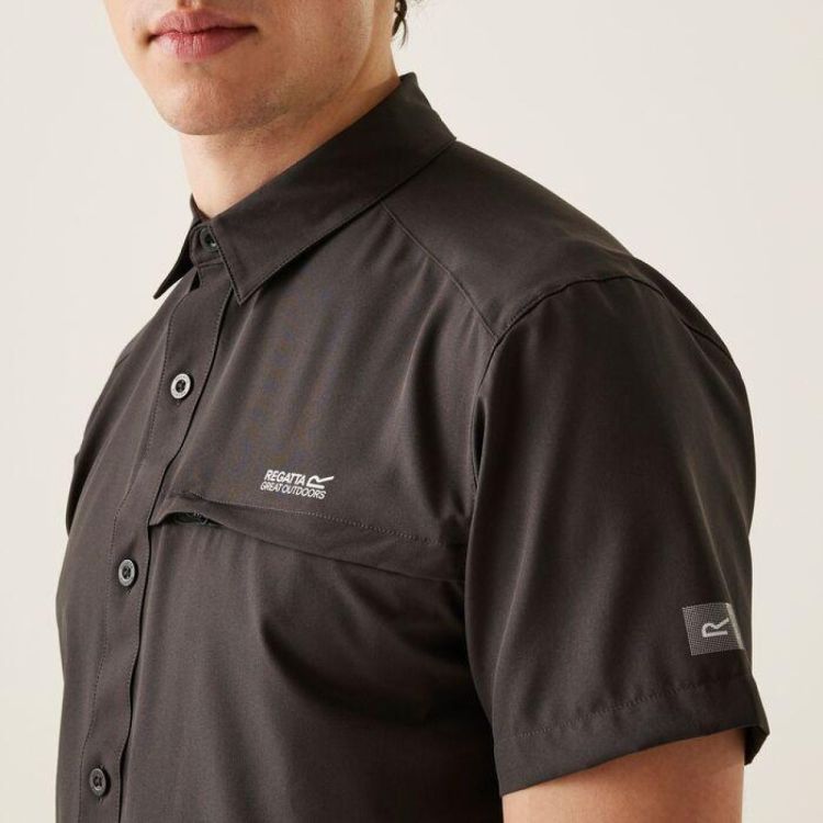 Regatta TravPackAwySSShrt (RMS191) - Bluesand New&Outlet 