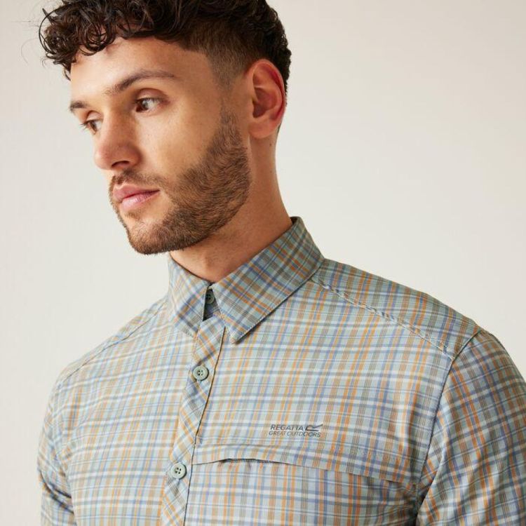 Regatta TravPackAwySSShrt (RMS191) - Bluesand New&Outlet 