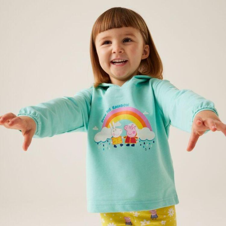 Regatta Peppa Graph Hoody (RKA365) - Bluesand New&Outlet 