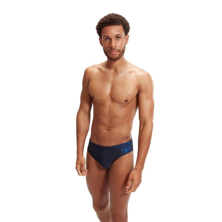 SPEEDO MEDLEY LOGO BRIEF 7CM NAV/BLU (09739002) - Bluesand New&Outlet 