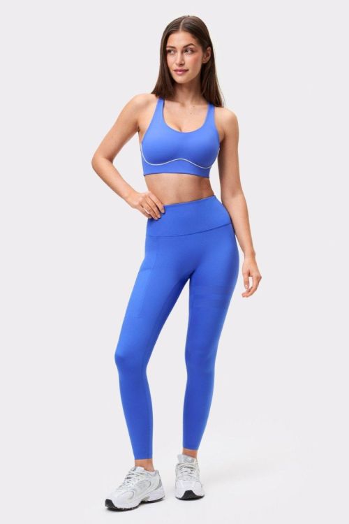 STRONGER Signature Running Pocket Leggings (L1166) - Bluesand New&Outlet 