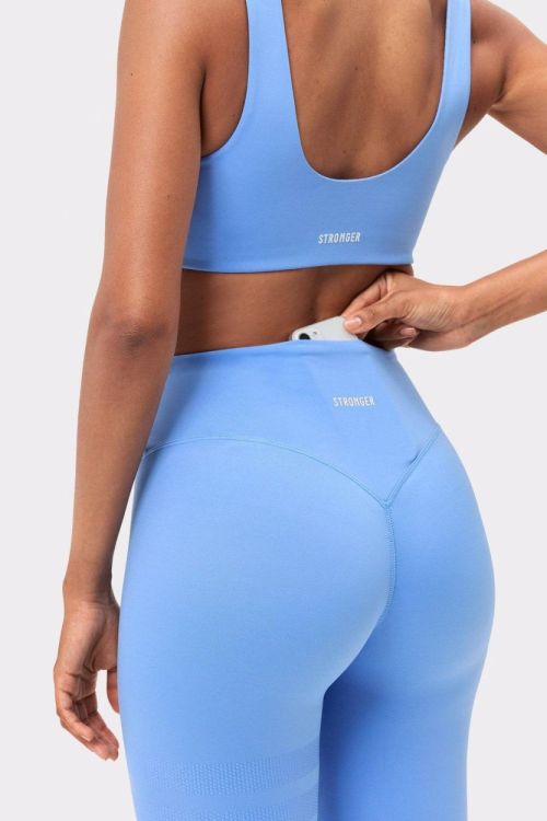 STRONGER The Signature One Contour Leggings (L1146) - Bluesand New&Outlet 