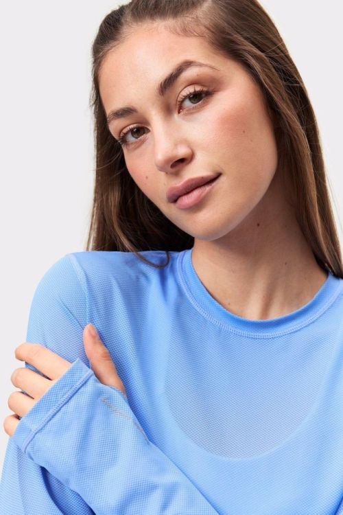 STRONGER Mesh Running Long Sleeve (U929) - Bluesand New&Outlet 