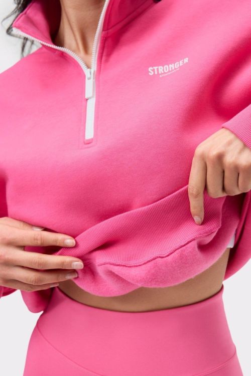 STRONGER Half Zip Sweatshirt (U848) - Bluesand New&Outlet 