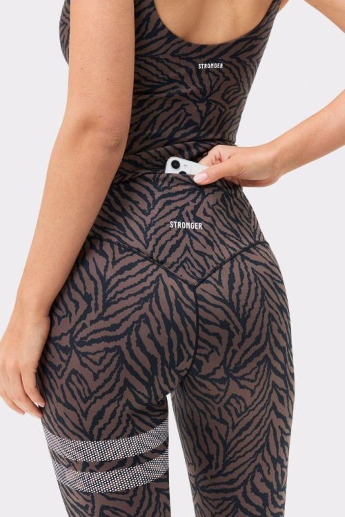 STRONGER The Printed One Leggings (L1026) - Bluesand New&Outlet 
