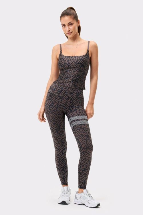 STRONGER The Printed One Strap Tank Top (U1058) - Bluesand New&Outlet 