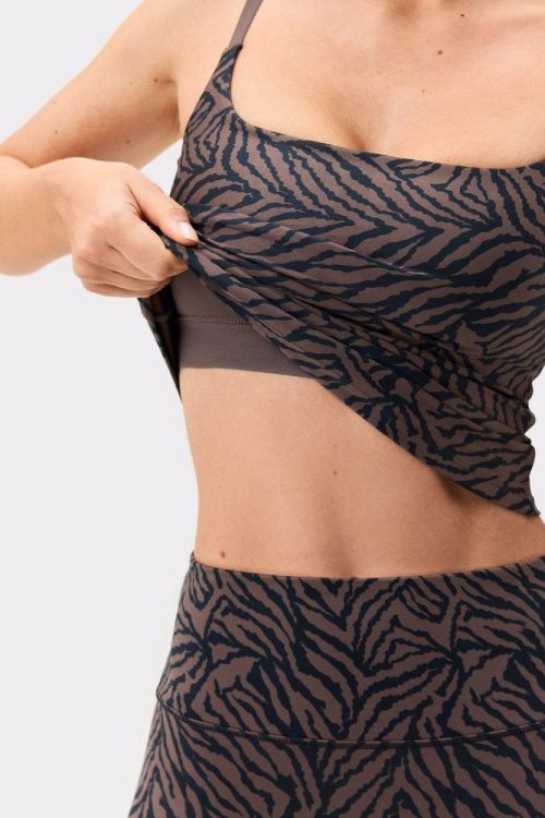 STRONGER The Printed One Strap Tank Top (U1058) - Bluesand New&Outlet 