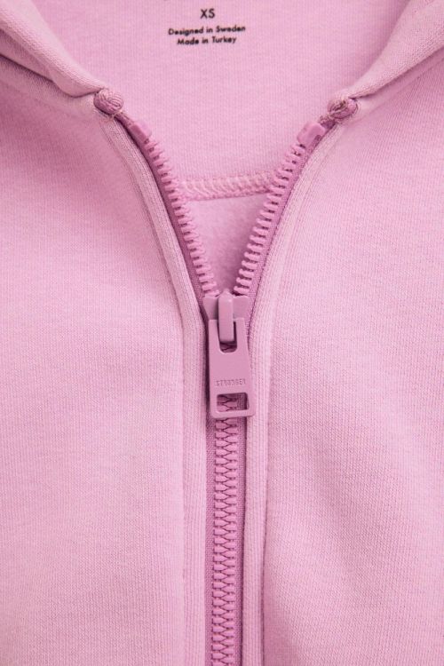 STRONGER Relaxed Cropped Full Zip  Hoodie (U973) - Bluesand New&Outlet 