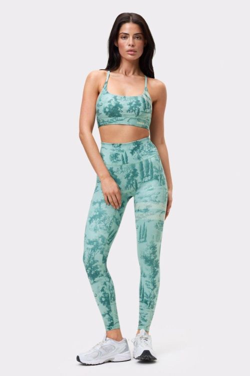 STRONGER Signature Printed Strap Sports Bra (U1168) - Bluesand New&Outlet 