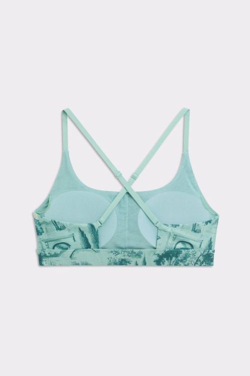 STRONGER Signature Printed Strap Sports Bra (U1168) - Bluesand New&Outlet 