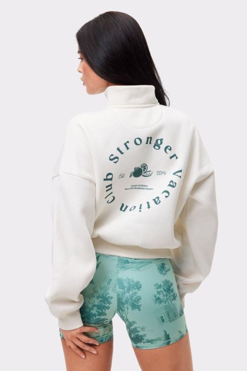STRONGER Half Zip Sweatshirt (U848) - Bluesand New&Outlet 
